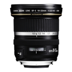 Objetivo canon ef - s 10 - 22mm 1:3.5 - 4.5 usm f - eos series