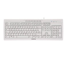 Teclado cherry stream 3.0 usb ultraplano blanco