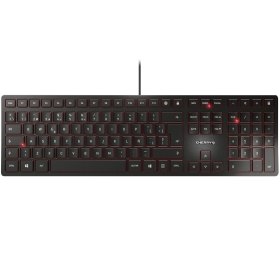 Teclado cherry kc 6000 slim ultraplano negro