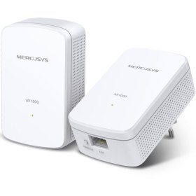 Kit 2 powerline mercusys mp500 kit av1000 gigabit - pack 2 unidades