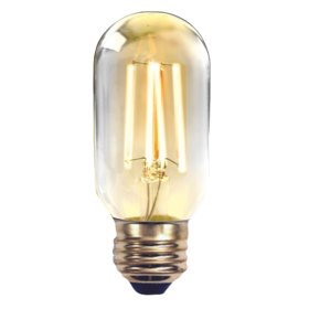 Bombilla led silver electronic filamento edison tubo 2w=20w - e27 - 2.200k - 320º - 220 lm - luz extra calida - a++