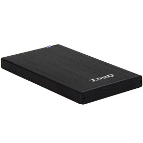 Caja externa tooq tqe - 2527b para hdd - ssd 2.5 pulgadas 9.5mm sata usb 3.0 negra
