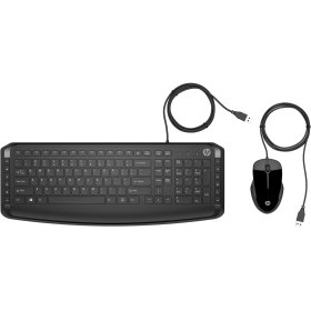 Kit teclado + mouse raton hp pavilion 200 9df28aa usb 2.0