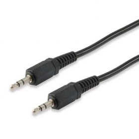 Cable audio equip mini jack 3.5mm macho macho 2.5m