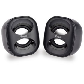 Altavoces 2.0 equip life mini 6w rms color negro jack 3.5 pulgadas alimetancion usb