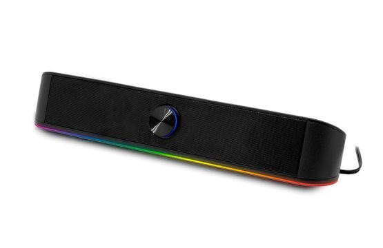 Phoenix ohmios barra sonido rgb 6w rms bt - bluetooth - usb - aux - botones tactiles