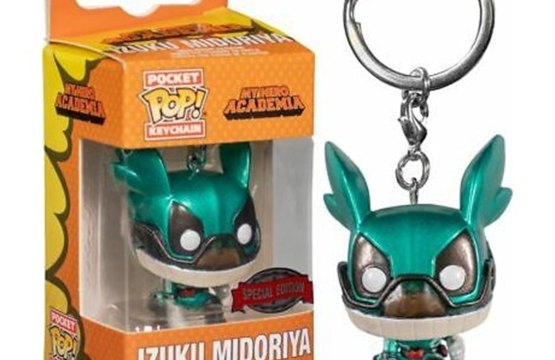 Funko pop keychain llavero my hero academia izuku midoriya efecto metalico edicion especial 46082