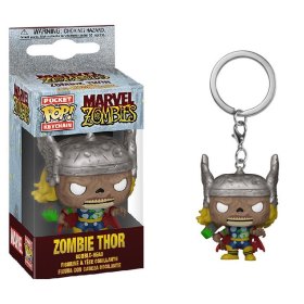Funko pop keychain llavero marvel thor zombie 54426