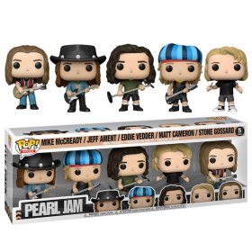 Funko pop estrellas del rock pearl jam pack 5 mike mccready jeff ament eddie vedder matt cameron stone gossard 60042