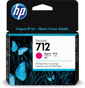 Cartucho tinta hp 712 - 3ed68a - 29 ml - t210 - t230 - t250 - t630 - t650 - magenta