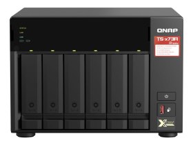 Servidor nas qnap ts - 673a - 8g 8gb 2.5g 6 compartimentos