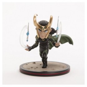 Figura quantum mechanix marvel thor ragnarok loki diorama