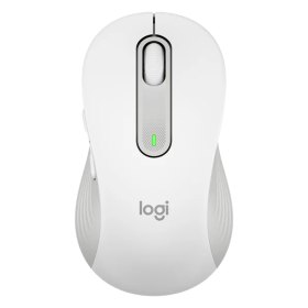 Mouse raton logitech m650 grande optico wireless inalambrico blanco crudo