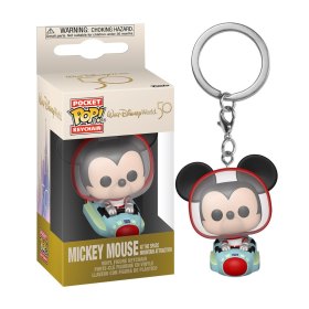 Funko pop keychain llavero disney 50th aniversario walt disney mickey cohete espacial 60392