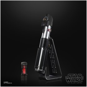 Replica hasbro sable de luz force fx elite darth vader obi - wan kenobi black series f39055l0