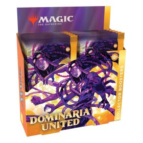 Juego de cartas wizards of the coast magic the gathering dominaria united caja de sobres de coleccionista (12) inglés