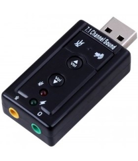 Adaptador de audio ewent ew3762 7.1 - usb 2.0
