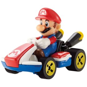 Figura mattel hot wheels mario kart - mario