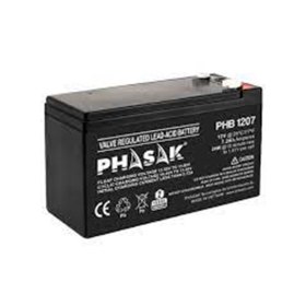Bateria phasak phb 1207 compatible para sais 7´2ah 12v acido - plomo