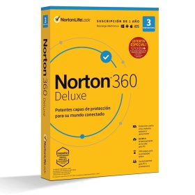 Antivirus norton deluxe 25gb español 1 usuario 3 dispositivos 1 año en caja rsp mm gum