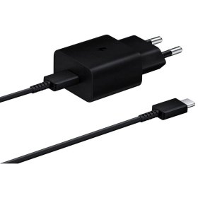 Cargador samsung ep - t1510 usb tipo c negro + cable usb tipo c 15w