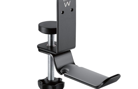 Soporte auriculares ewent ew1585 ajustable para escritorio