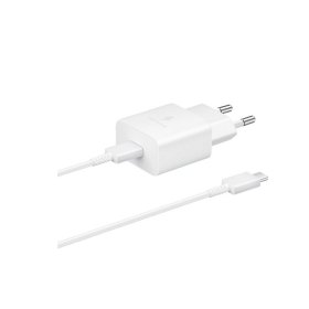 Cargador samsung ep - t1510xwegeu usb - c 15w + cable usb - c blanco