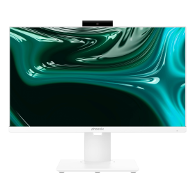 Ordenador pc all in one aio phoenix unity 23.8 pulgadas fhd ajustable altura y rotativo - web cam - intel i5 12400 - 16 gb ddr4 - 1 tb ssd blanco windows 11