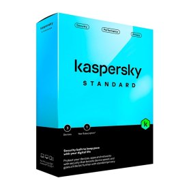 Antivirus kaspersky standard 3 dispositivos 1 año en caja