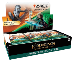 Caja de cartas magic the gathering jumpstart boosters the lord of the rings 18 unidades inglés
