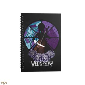 Libreta cinereplicas wednesday addams - miercoles y violonchelo