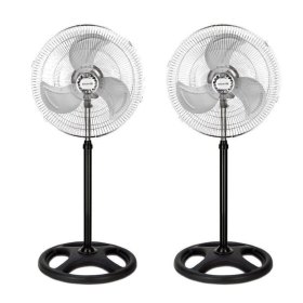 Ventilador de pie thulos et - f18sf - pack 2 45 cm - altura regulable - 80w