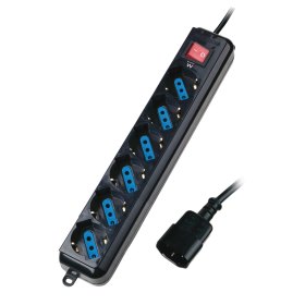 Regleta para sai protector contra sobre tensiones conector iec - x6 salidas