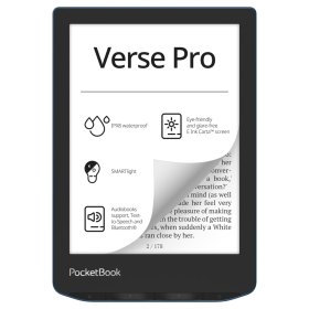 Libro electronico ebook pocketbook verse pro ereader 6 pulgadas 16 gb azul - azure
