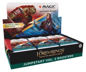 Caja de cartas magic the gathering lord of the rings tales of middle - earth jumpstart vol. 2 inglés