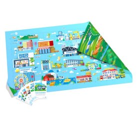 Tapete sphero code mat city - golf y space - soccer