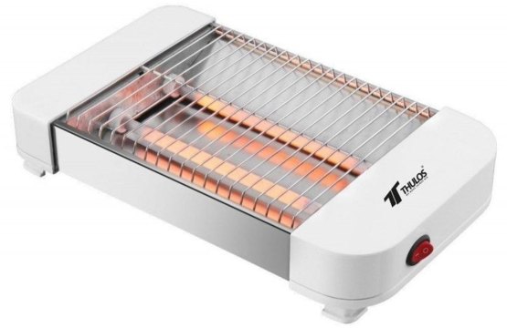 Mini tostadora thulos th - mtp115 300w