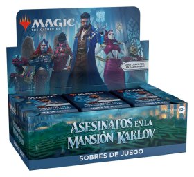 Caja de sobres magic the gathering sobres de juego asesinatos en la mansión karlov español