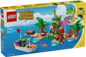 Lego animal crossing paseo en barca con el capitán