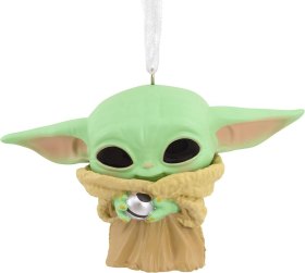 Adorno de navidad funko star wars grogu figura de resina