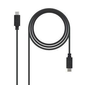 Cable nanocable usb 2.0 3a tipo usb c - m - usb c - m negro 1.0m