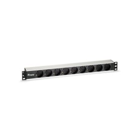 Regleta equip rack 19 pulgadas 1u 9 tomas schucko