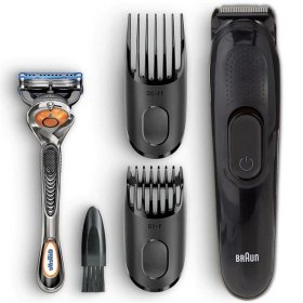 Barbero cortapelos braun sk3300 + gillette fusion