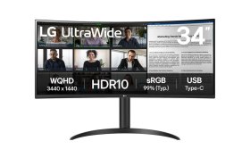 Curvo lg 34wr50qk 34 pulgadas 3440 x 1440 5ms hdmi displayport