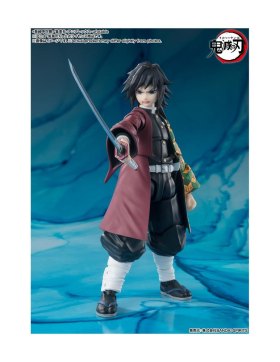 Figura tamashii nations giyu tomioka 15 cm demon slayer kimetsu no yaiba sh figuarts