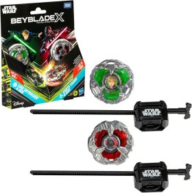 Juego hasbro beyblade x star wars luke skywalker vs darth vader