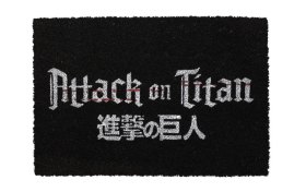 Felpudo 60x40 cm logo attack on titan