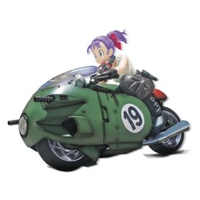 Figura bandai hobby dragon ball bulba variable nº19 motocycle model kit