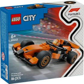 Lego city piloto de formula 1 con coche mclaren