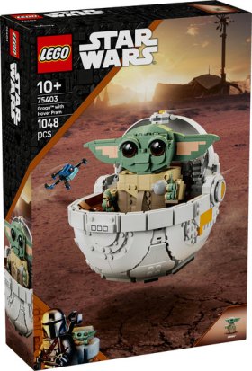 Lego star wars grogu con aerocuna
